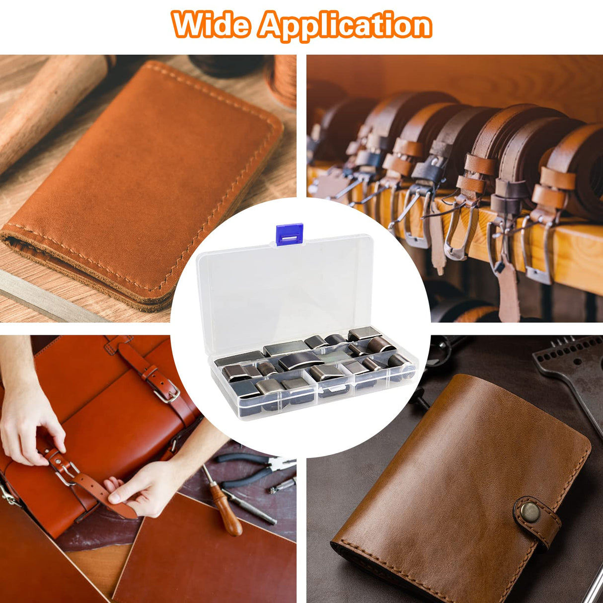 YKSPLUSK 56 Pieces Leather Hole Punch Set, Leather Cutting Dies Kit with Storage Case & Mat, Multiple Shapes Hole Punch Tool for Belts, Hollow Punch Cutter Tool for Handmade DIY Crafts YKSPLUSK