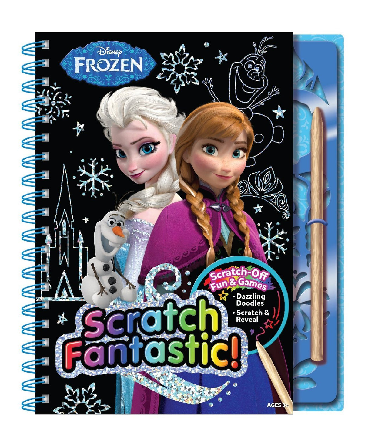 Bendon Frozen Elsa & Anna Coloring and Activity Book | Elsa Coloring Book | Scratch Fantastic (Scratch Off) | Includes Scratch Pen | Officially Licensed Bendon