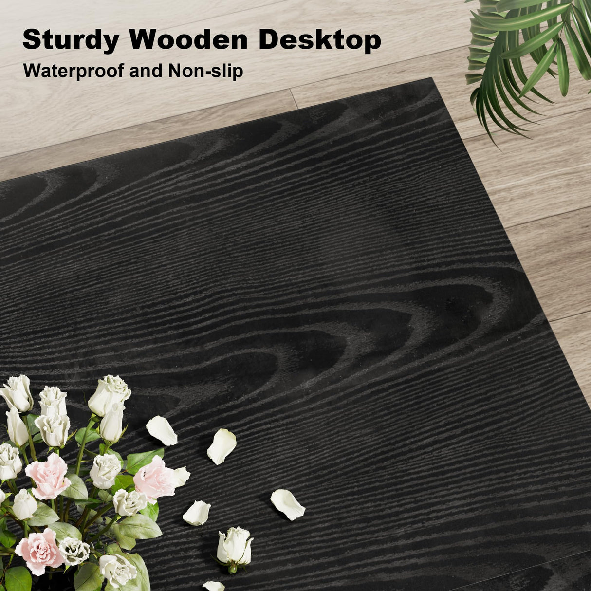 YESHOMY Electric Fireplace TV Stand for Televisions up to 65+ Inch, Media Entertainment Center Console Table with Four Open Storage Shelves & Cabinets, 58 Inch, Black YESHOMY