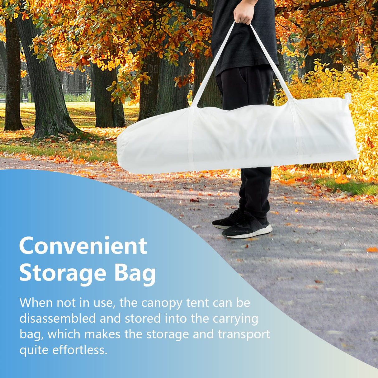 Tangkula 10x20 Ft Canopy Tent, Heavy Duty Party Tent with 4 Removable Sidewalls, Wind Ropes, Ground Stakes, Outdoor White Wedding Tents for Parties, Events, Backyard Tangkula