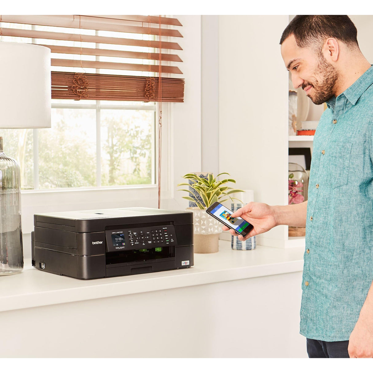 Brother MFC-J497DW Inkjet Multifunction Printer - Color - Plain Paper Print - Desktop Brother