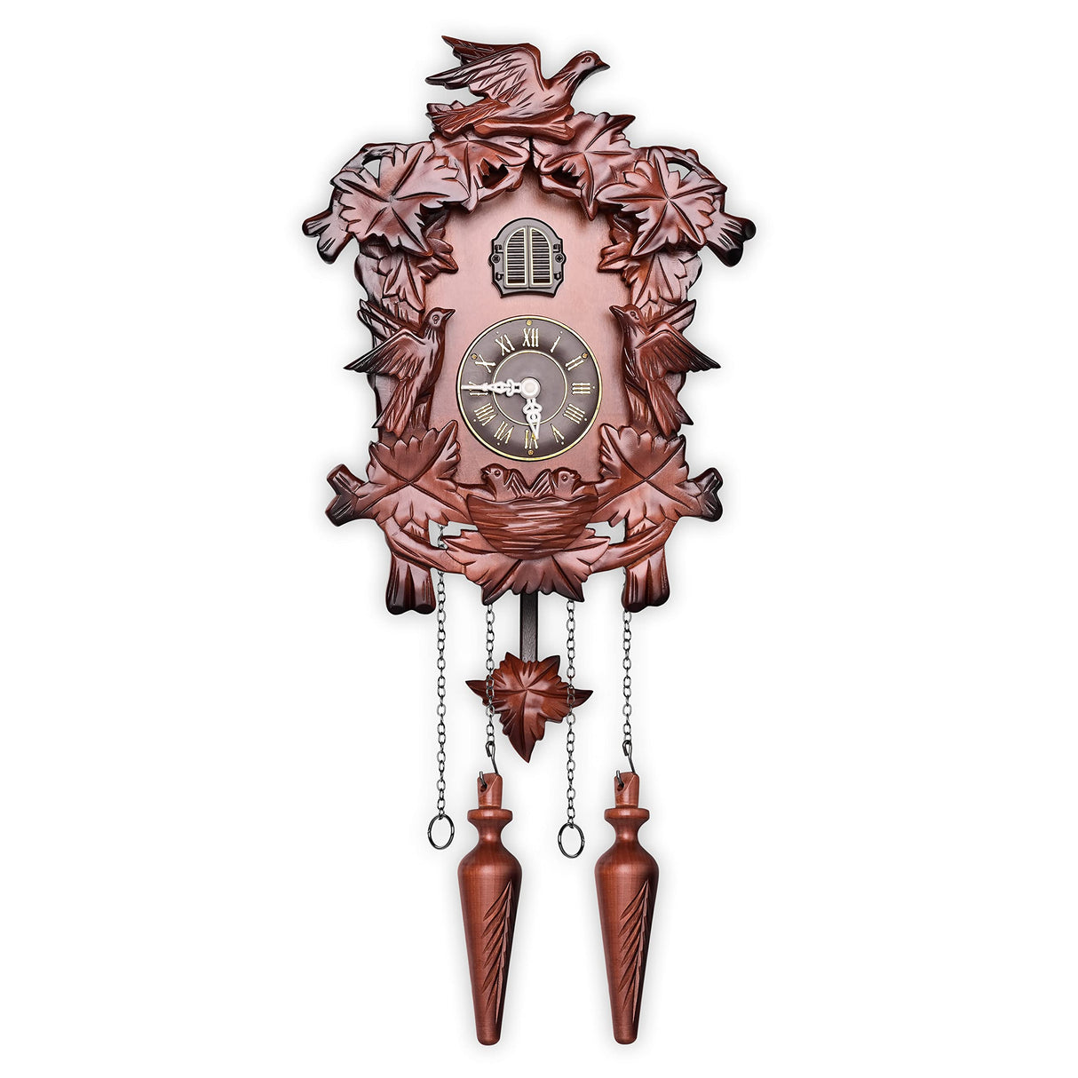 Kendal Cuckoo Clock Pendulum Quartz Wall Clock Black Forest House Home Decor Newlywed Housewarming Gifts MX316 Kendal