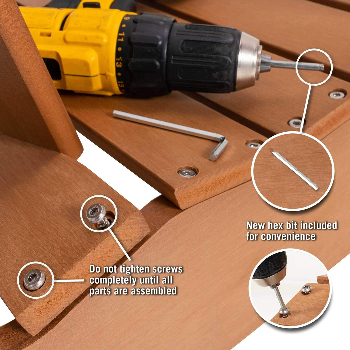 Lifetime Faux Wood Adirondack Chair Lifetime