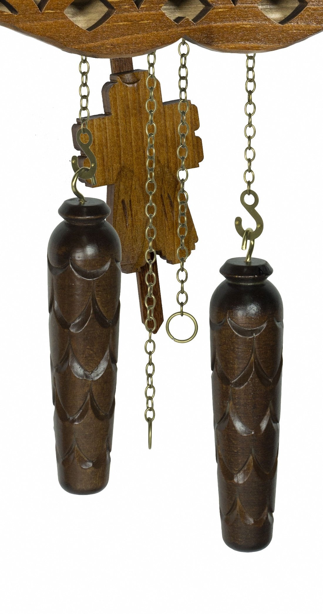 Trenkle Quartz Cuckoo Clock Black Forest House with Moving Wood Chopper and Mill Wheel, with Music TU 4259 QMT HZZG Trenkle