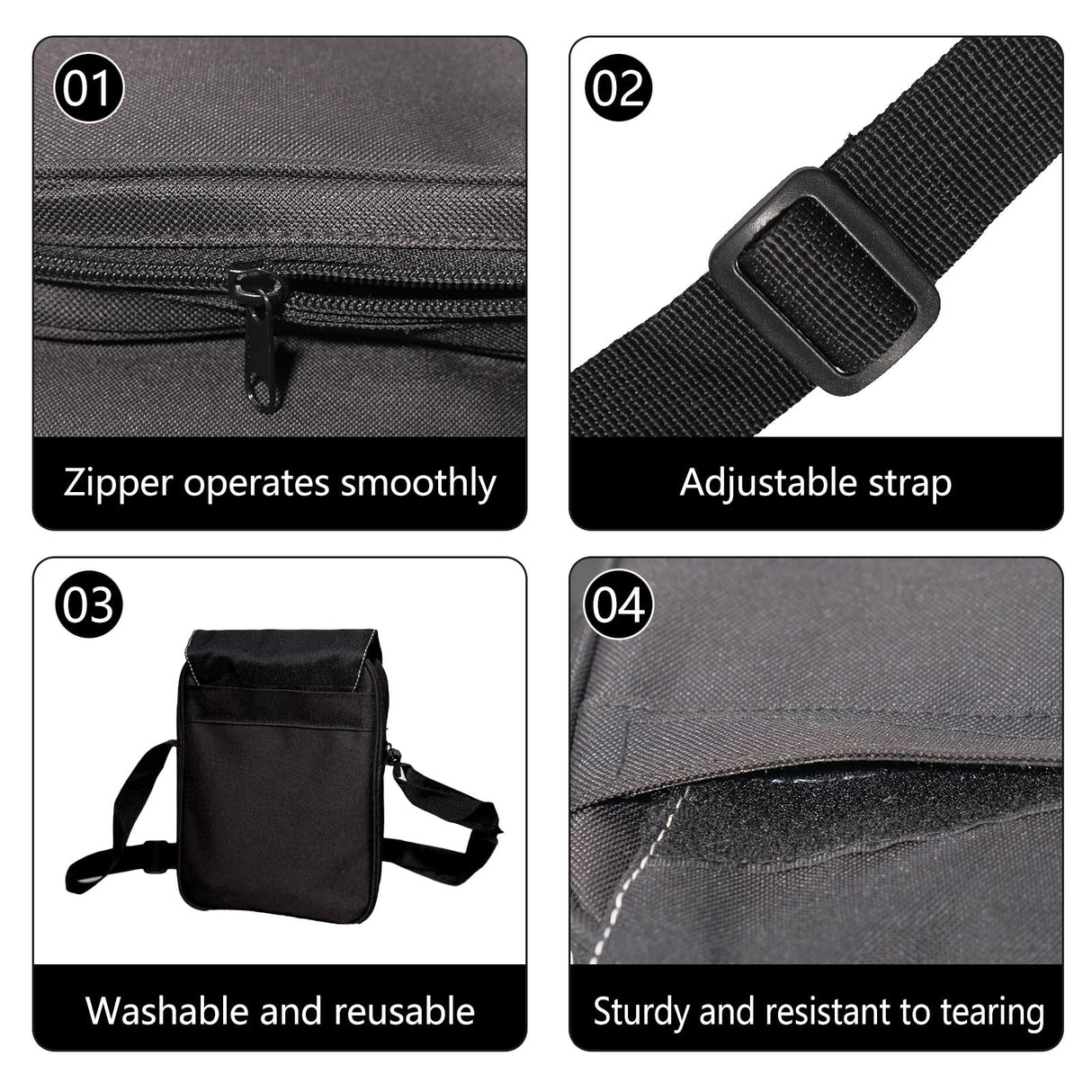 Olutacot 5 Pcs Sublimation Bags Blanks Sublimation Sport Bag Sublimation Shoulder Bag Sublimation Crossbody Bag DIY Sublimation Bags for Adults Children Father's Day Gifts Olutacot