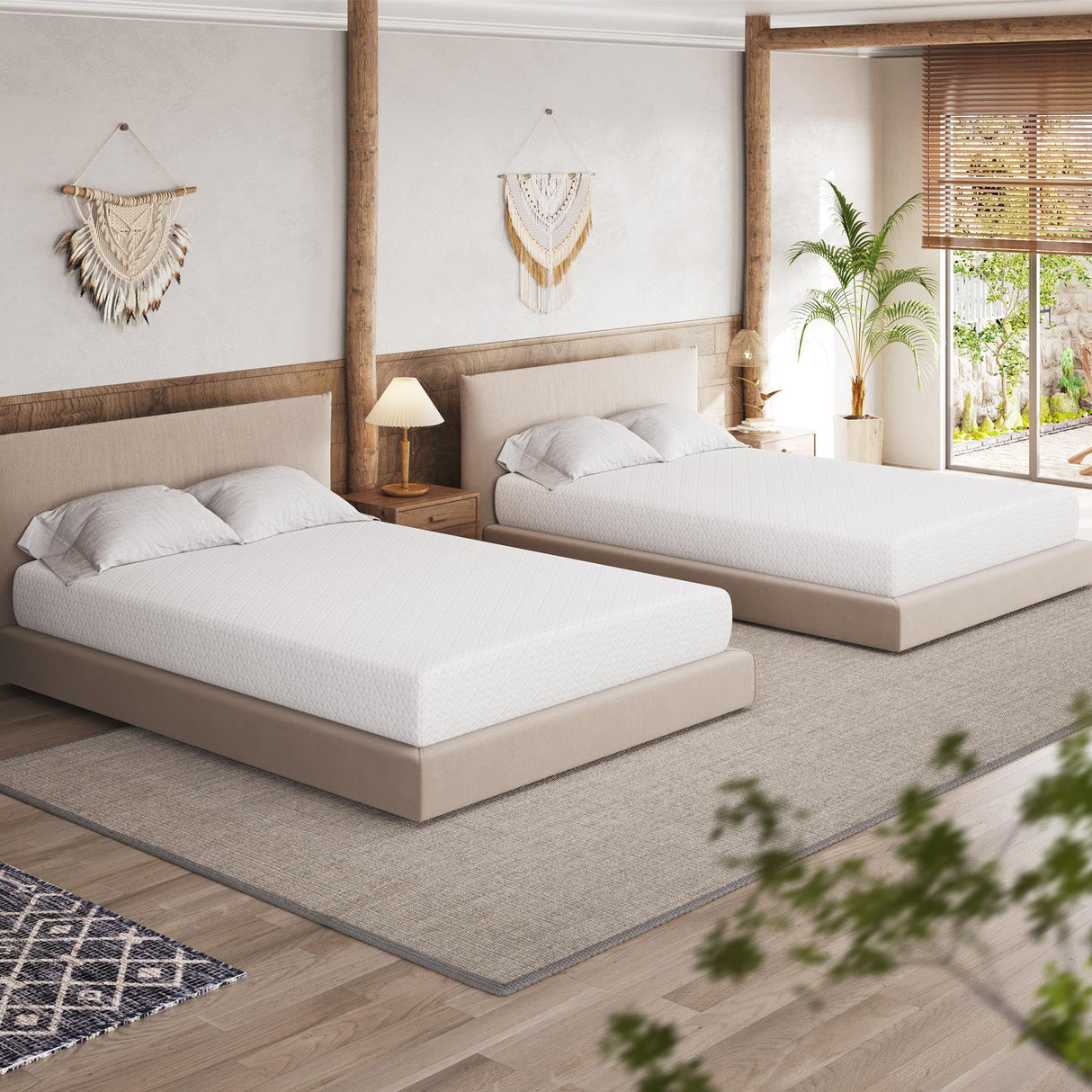 Yaheetech 8 Inch Full Size Mattress Cooling Gel Memory Foam Mattress, Green Tea Mattress for Fresher Sleep, Medium Firm, CertiPUR-US Certified, Full Mattress in a Box Yaheetech