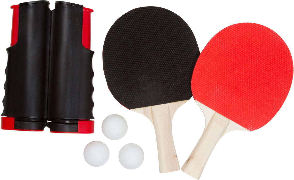 Trademark Innovations Portable & Lightweight Ping Pong Game Set (Red) Trademark Innovations