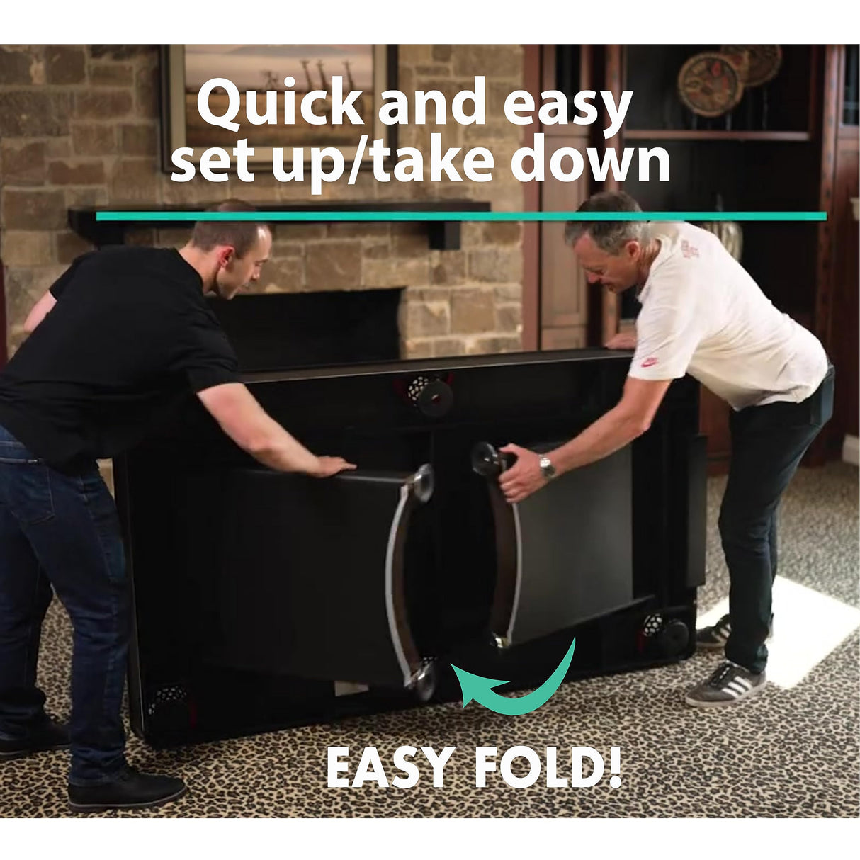 Freetime Fun Pool Table Set, Billiard Tables Accessories Included, 2 Pool Cue Sticks, Pool Table Balls, and More - 6 FT Portable Pool Table Freetime Fun