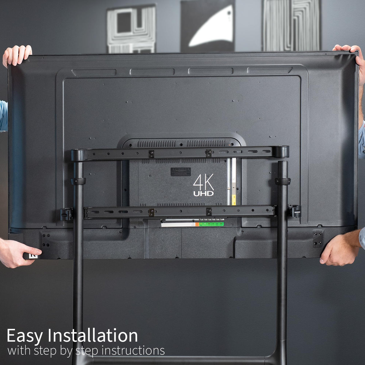 VIVO Artistic Easel 49 to 70 inch LED LCD Screen, Studio TV Display Stand, Adjustable TV Mount with 4 Legs STAND-TV70A VIVO