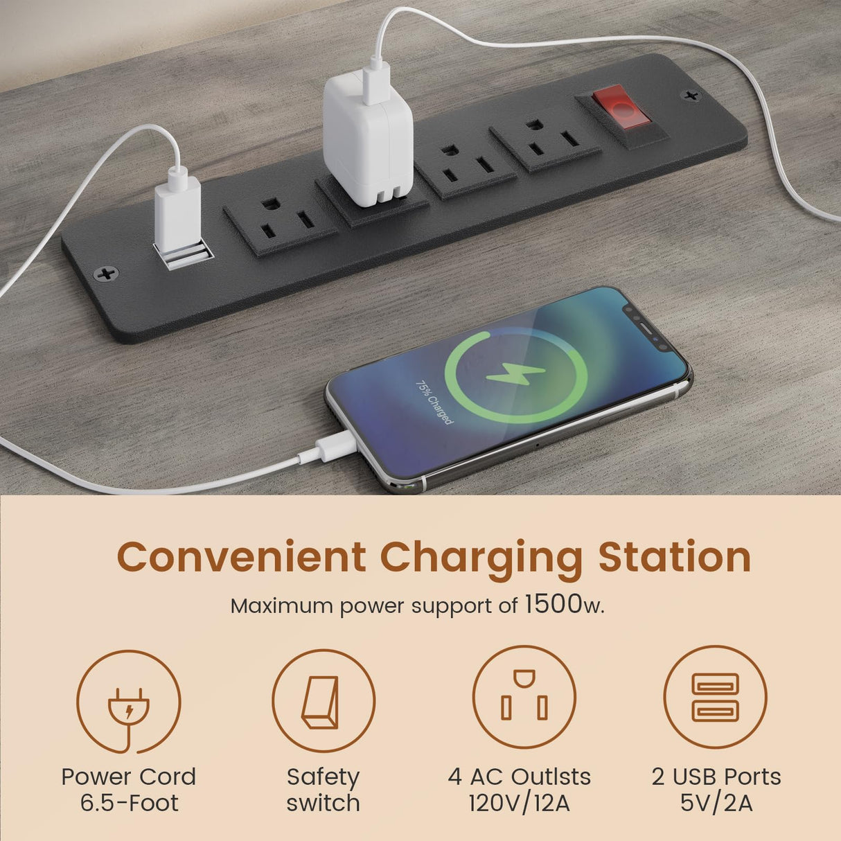 SEDETA Farmhouse 57.1" L Shaped Desk with Drawers, Home Office Desk with Storage Shelves, L Shaped Computer Desk with File Drawer & Bookshelves, Computer Desk with Power Outlets for Home Office, Grey SEDETA