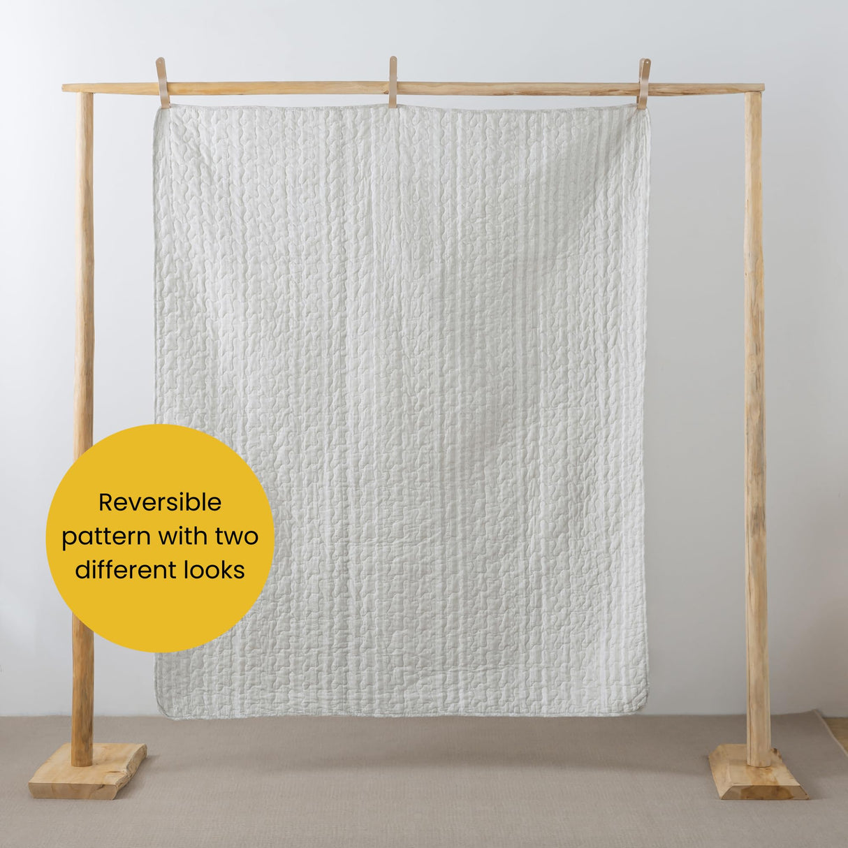 SLPR Cotton Quilted Throw Blanket, 50" x 60" Floral Farmhouse Patchwork Quilt, Shabby Chic Patchwork Throw Lap Quilt for Couch, Country Lane SLPR