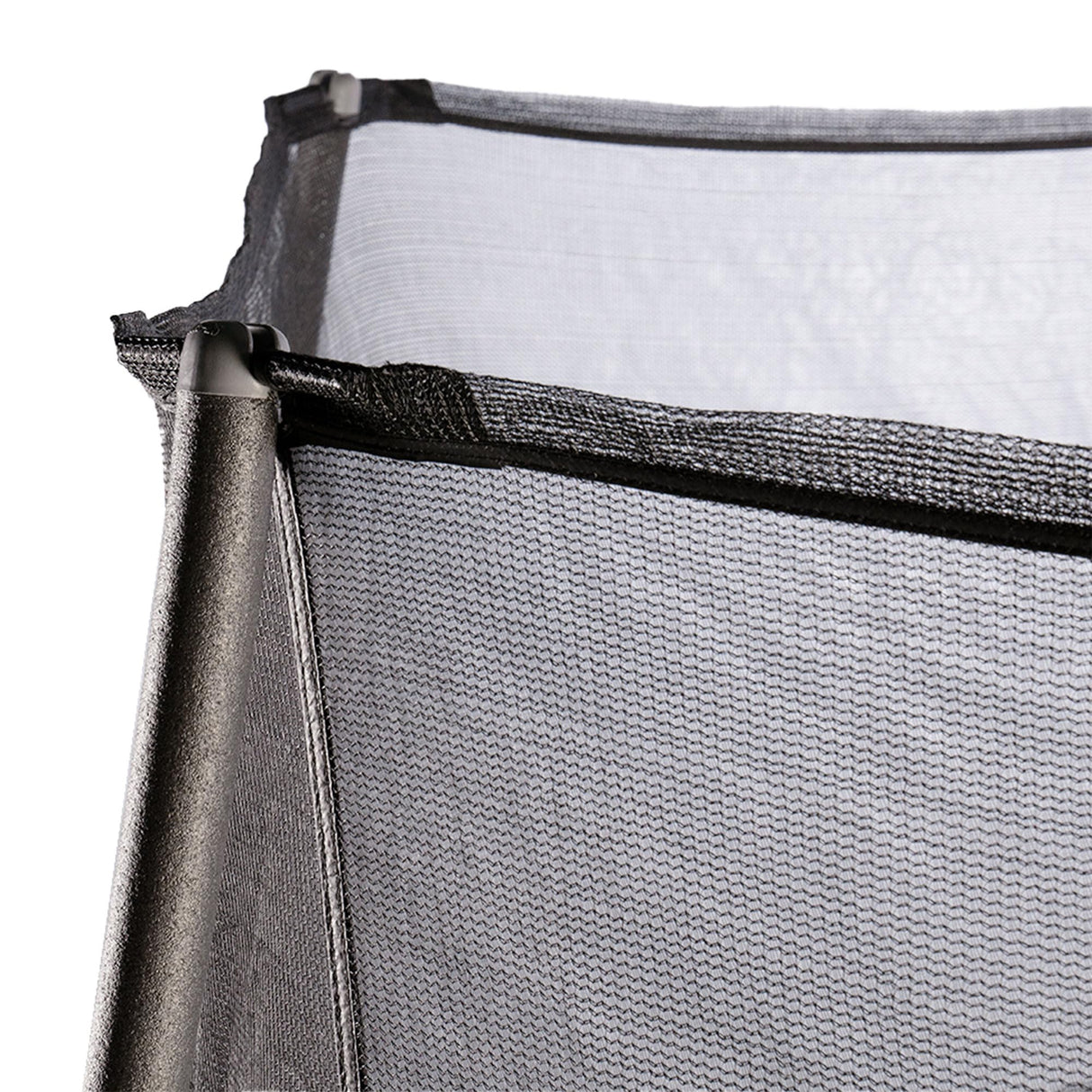 JumpKing 14 Foot Round Trampoline and Enclosure System with Galvanized Steel Frames and 200 Pound Capacity for Kids and Adults, Black/Lime Green JumpKing