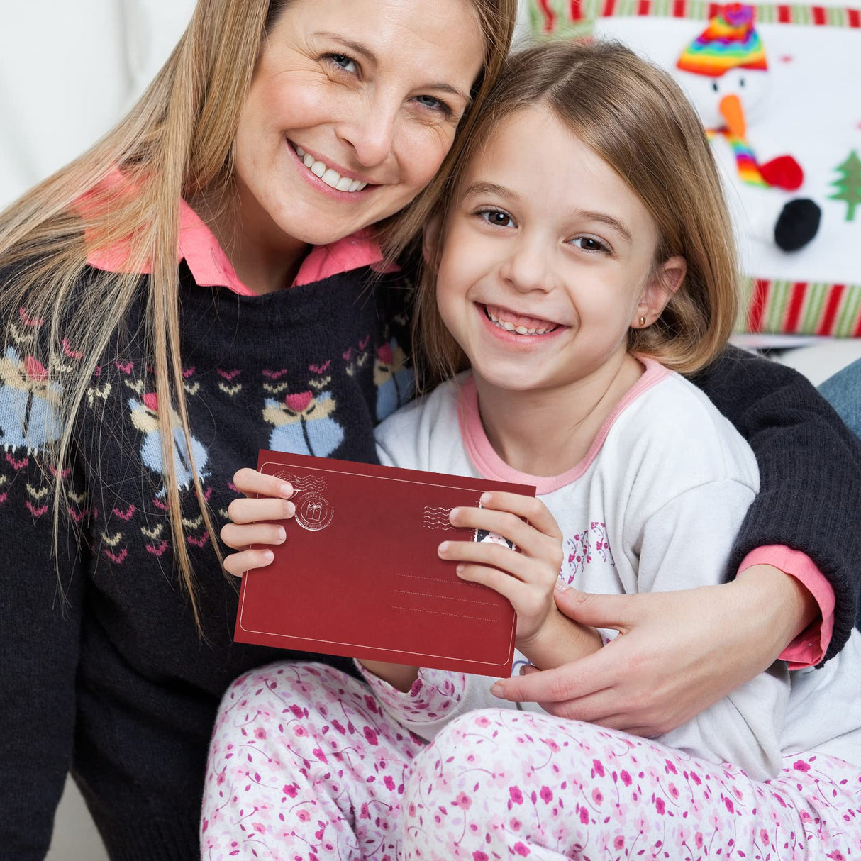 Tinlade 12 Sets Christmas Official Letter and Certificate from Santa Claus Including Nice List Certificate North Pole Writing Letter Christmas Stickers Envelopes for Family(Santa Claus) Tinlade