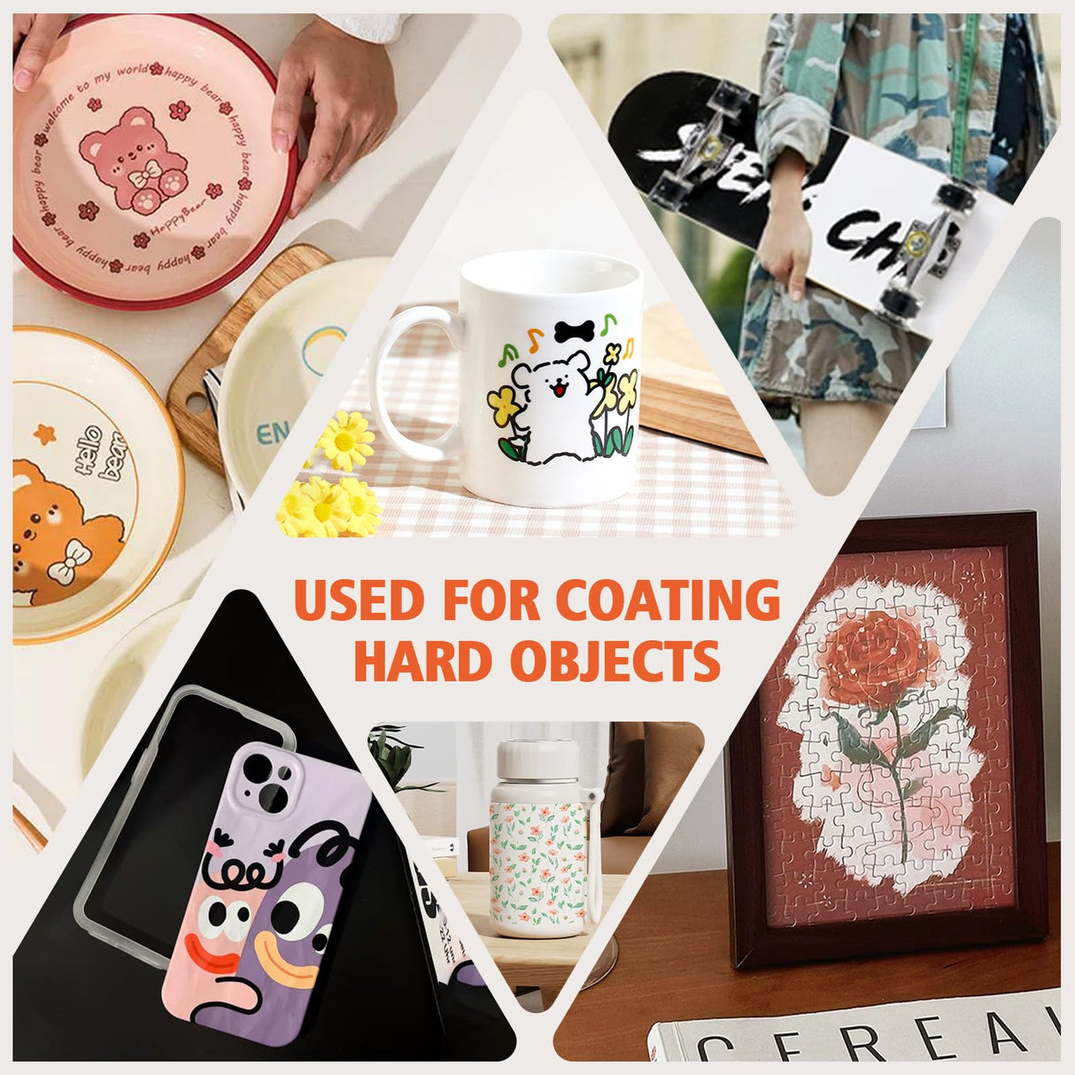 Sublimation Paper 13x19, 160 Sheets Heat Transfer Paper for Any Inkjet Printer 125g with Thermal Sublimation Ink Print on Mugs, Polyester Phone Cases, Light Fabrics DIY Gifts Dynta