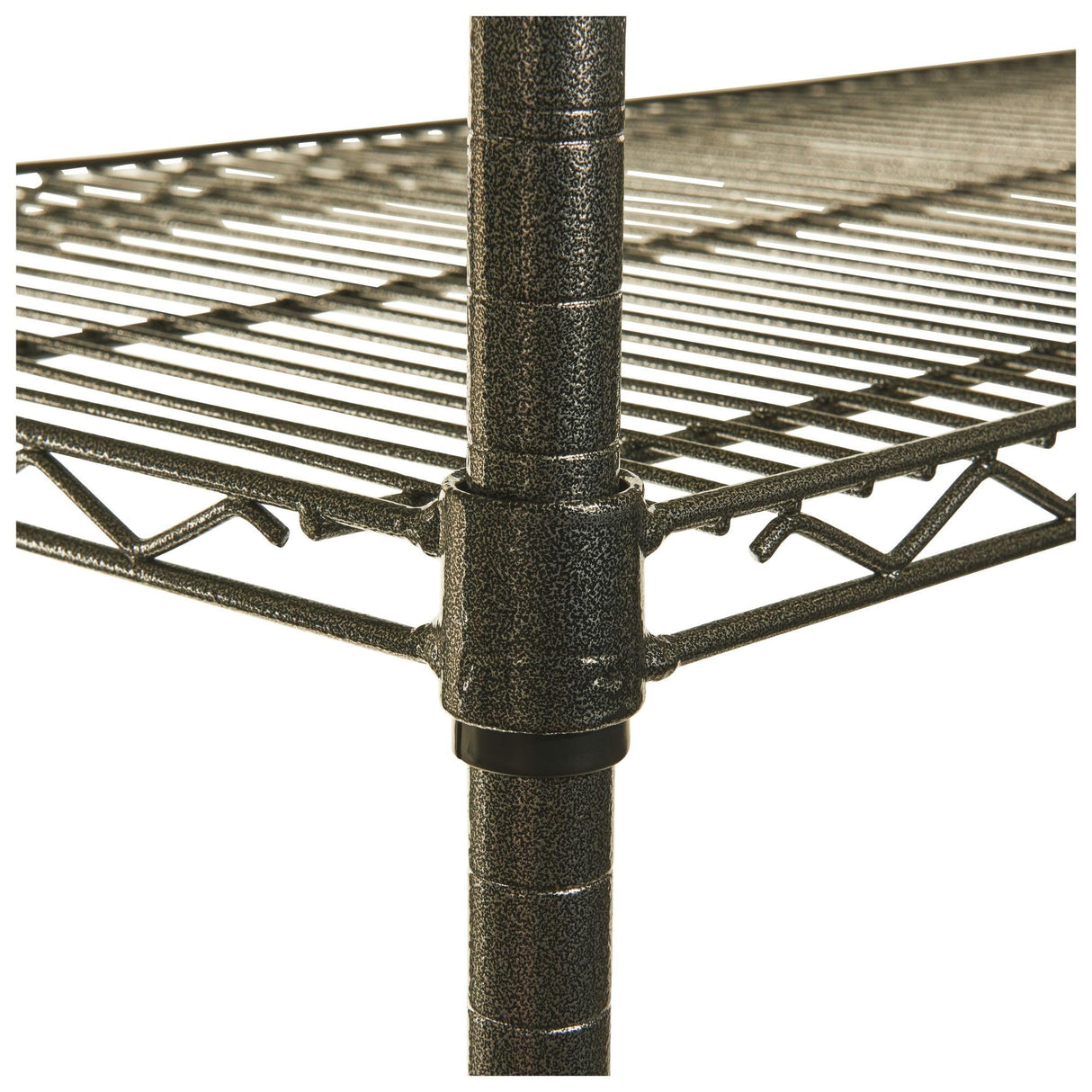 Alera ALESW503624BA 36 in. x 24 in. x 72 in. Four-Shelf Wire Shelving Starter Kit - Black Anthracite Alera