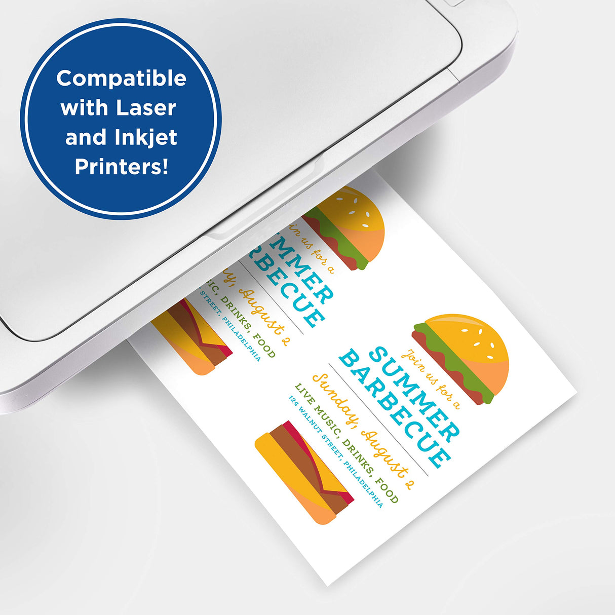 Printworks White Cardstock, Standard, 67 lb. Vellum, 92 Bright, 250 sheets, 8.5 x 11, For Office, Home & School Printing, Craft Projects (00564) PrintWorks