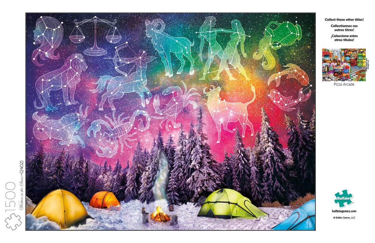 Buffalo Games - Written in The Stars - 1500 Piece Jigsaw Puzzle for Adults Challenging Puzzle Perfect for Game Nights - Finished Size is 38.50 x 26.50 Buffalo Games