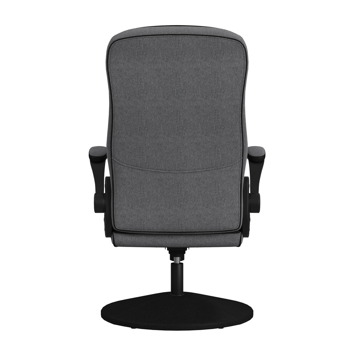 RESPAWN 800 Gaming Chair Floor, Swivel Rocker Gaming Chair, High Back Ergonomic Floor Gaming Chair for Kids and Adults, Gaming Recliner, Floor Rocker Chair with Armrests - Grey Fabric RESPAWN