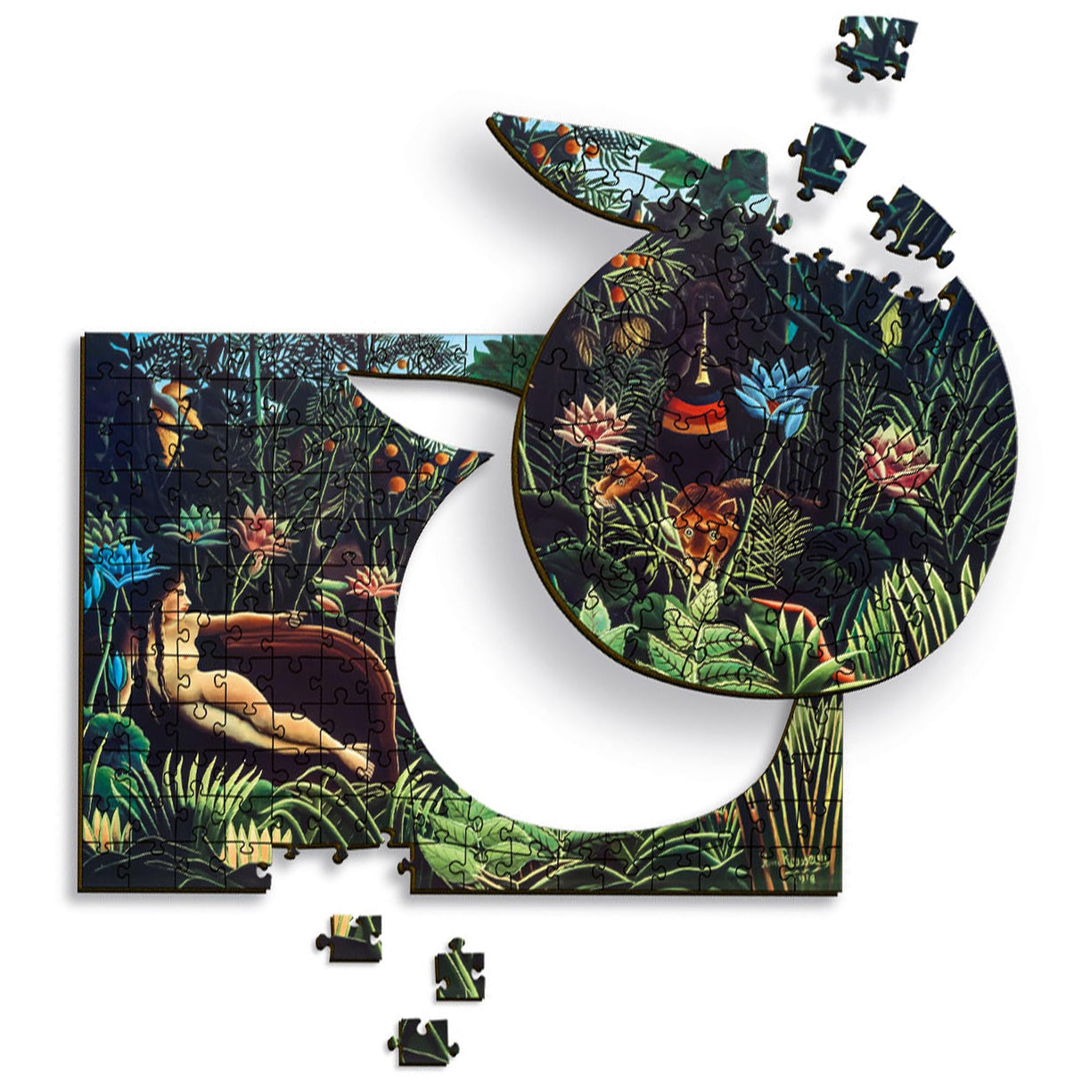 Trefl The Dream - Henri Rousseau 200 Jigsaw Puzzle Wood Craft Irregular Shapes, 5 Special Puzzles, Famous Paintings and Artists, Creative Fun for Adults and Children from 9 Years Old Trefl