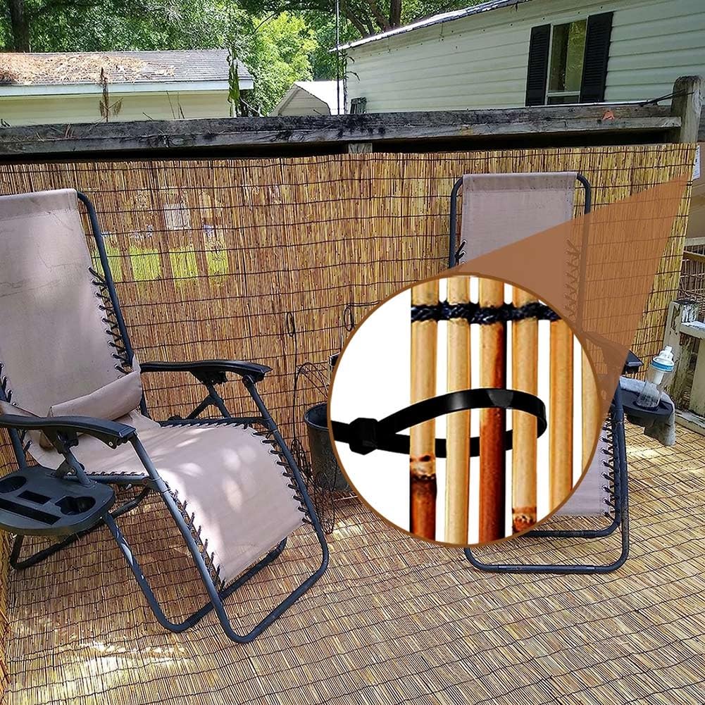 Generic Bamboo Fence Rolls 1 feet to 6 feet high,Bamboo Screen Fencing,Bamboo Fencing Privacy Bamboo Screening for Outdoor,Patio WoodArtSupply