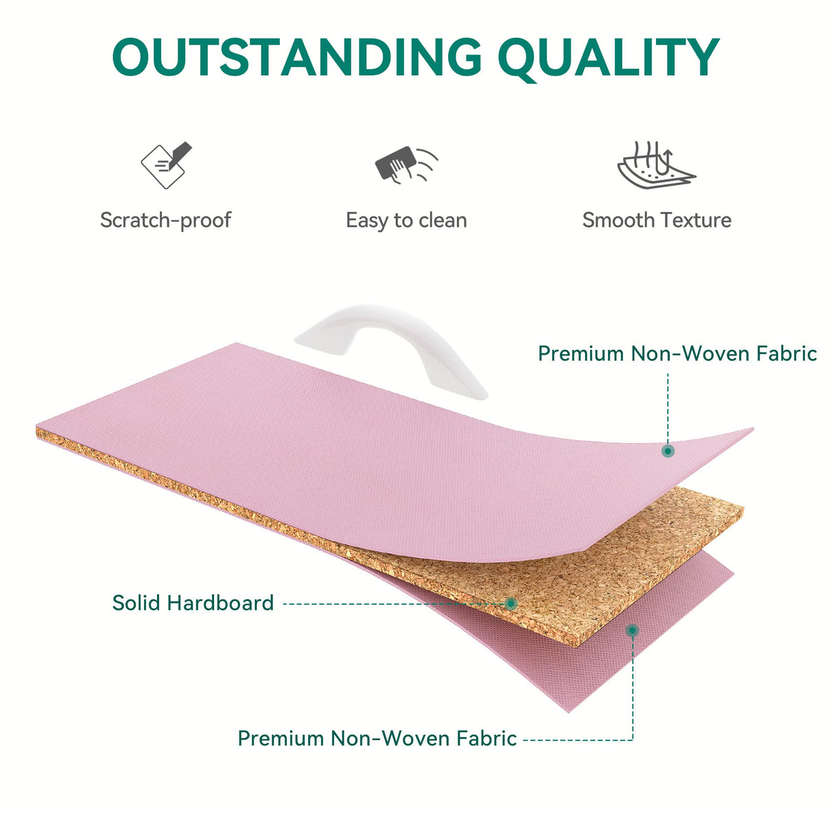 YITAHOME Dresser with 4 Drawers - Storage Tower Unit, Fabric Dresser for Bedroom, Living Room, Closets - Sturdy Steel Frame, Wooden Top & Easy Pull Fabric Bins YITAHOME