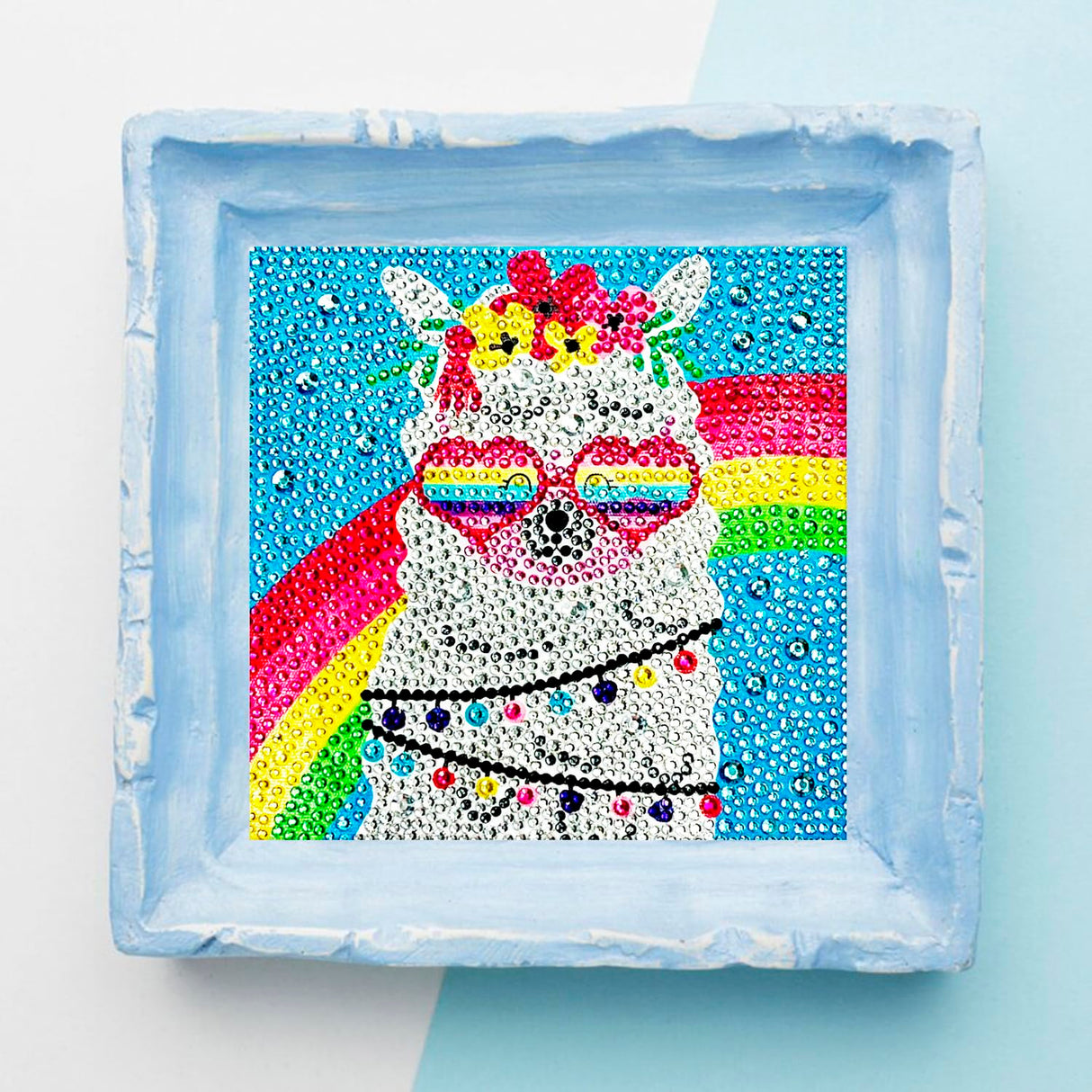 5D Diamond Painting Kits for Kids, Big Gem Diamond Arts Kits for Girls Boys,Alpaca Butterfly Easy Dot Painting Rhinestone Jewel Art,Panda Dog Whale Paint by Stickers for Kids 9-12 ages(6 PACK) DIYDECORFUN