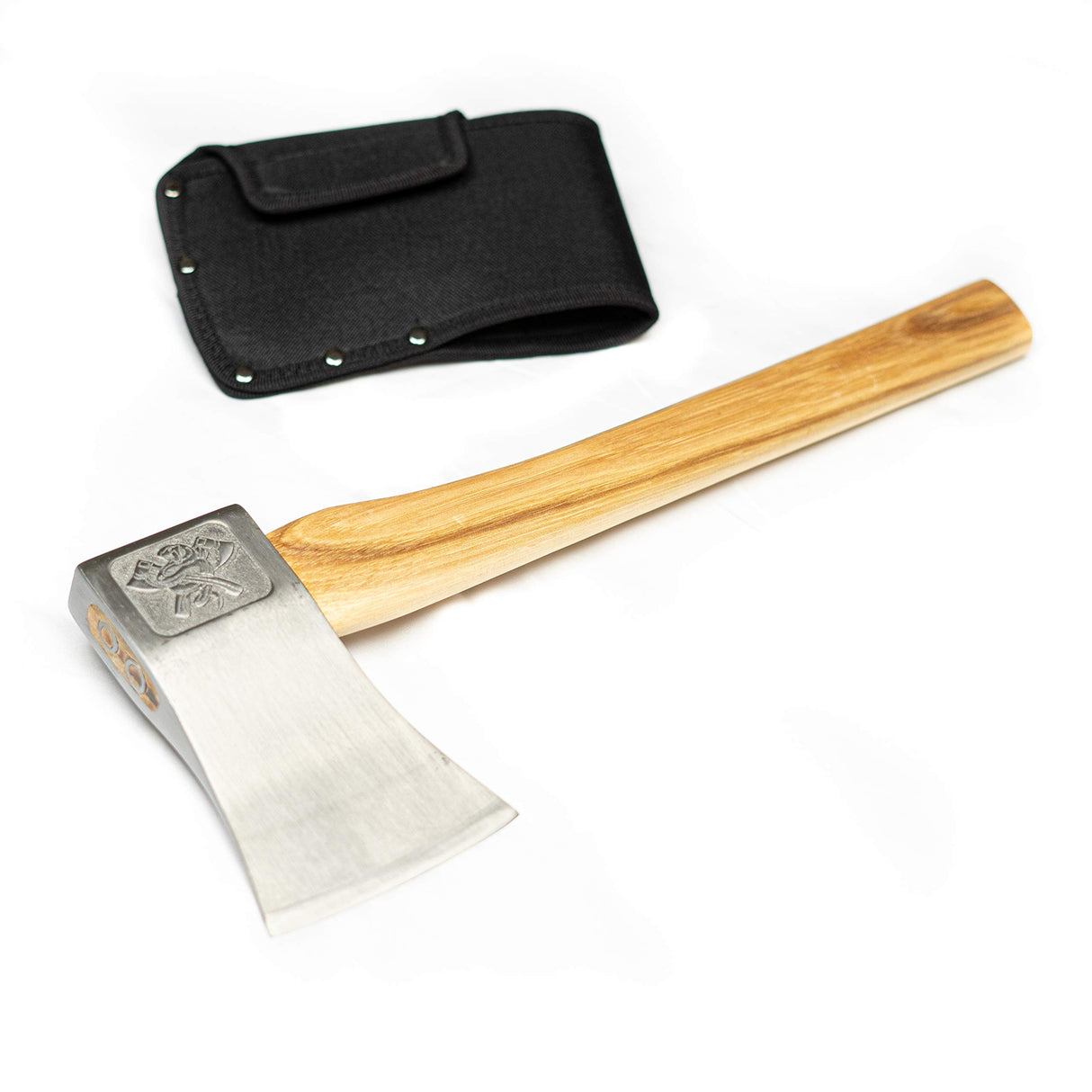 The Bad Axe: World Axe Throwing League Premium Competition Throwing Axe with Throwing Hatchet Nylon Sheath and Hickory Wooden Handle WATL