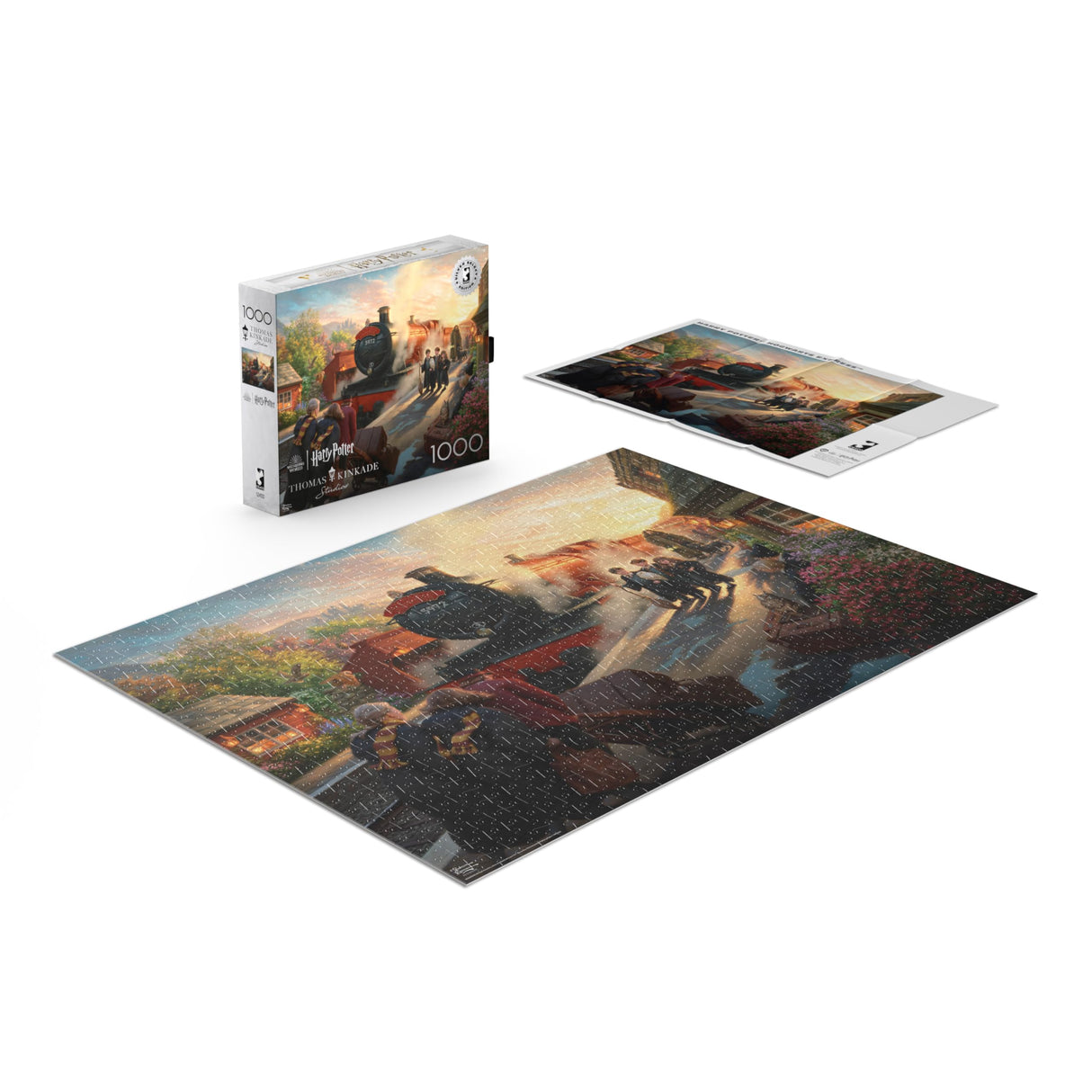 Buffalo Games - Silver Select - Thomas Kinkade - Hogwart's Express - 1000 Piece Jigsaw Puzzle for Adults -Challenging Puzzle Perfect for Game Nights - Finished Size is 26.75 x 19.75 Buffalo Games