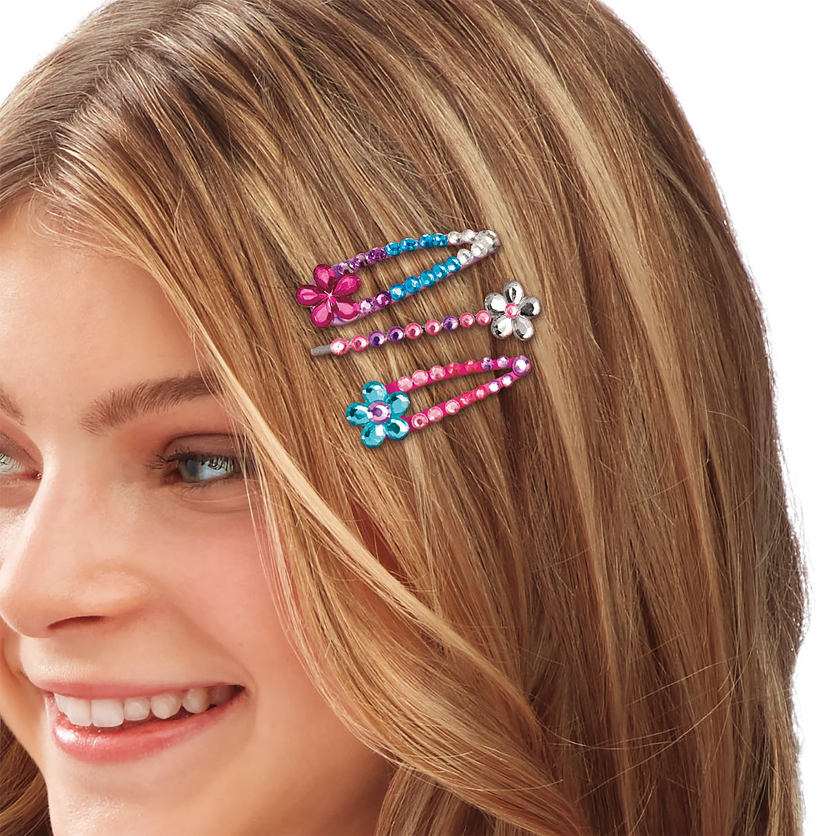 Shimmer 'N Sparkle Sparkling Headband and Barrettes - Make Your own Beaded Headbands and Barrettes Hair Accessories for Kids Birthday Present Ages 8 and Up SHIMMER 'N SPARKLE