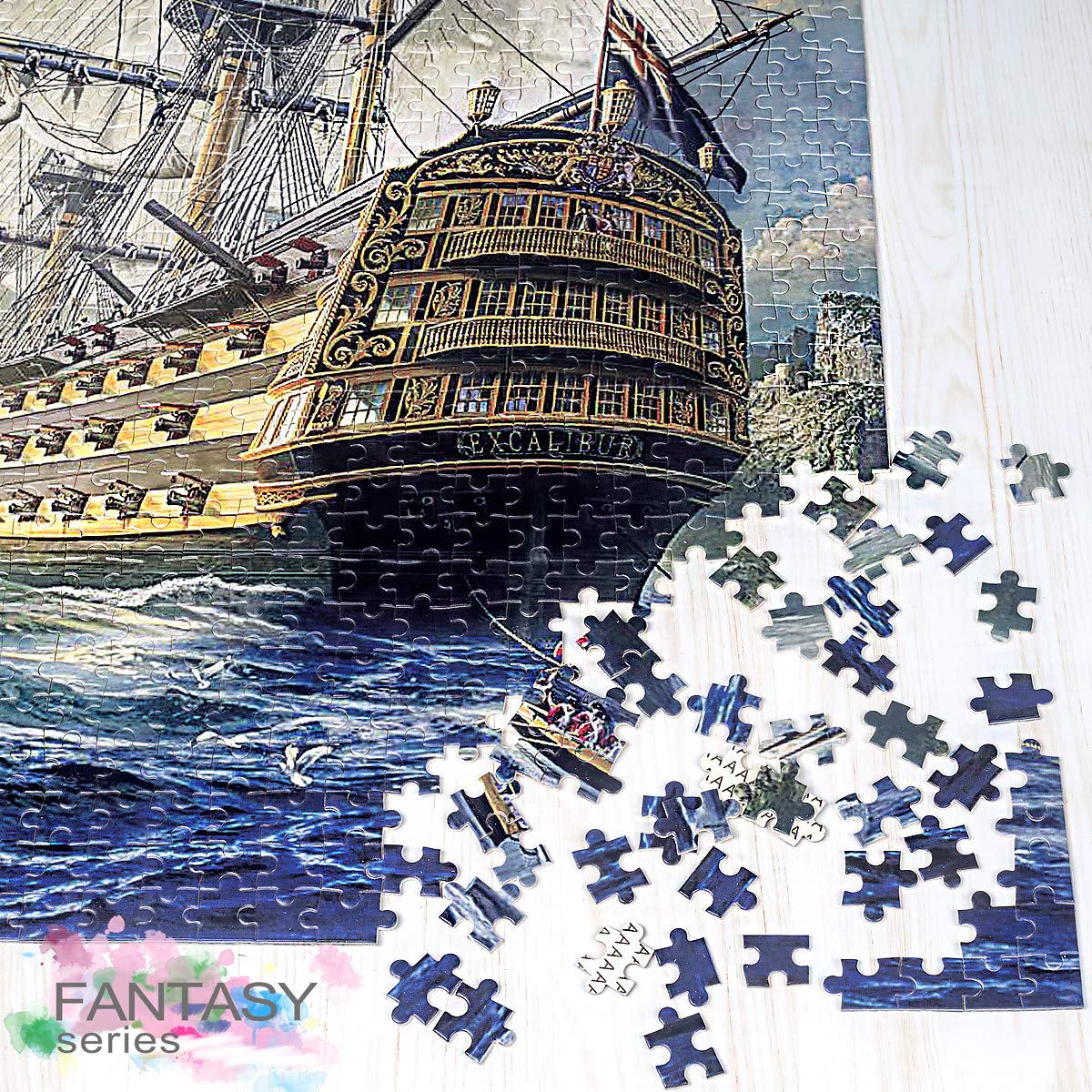 Ingooood- Jigsaw Puzzles 1000 Pieces for Adult- Fantasy Series- Age of Discovery_IG-0398 Entertainment Wooden Puzzles Toys Ingooood