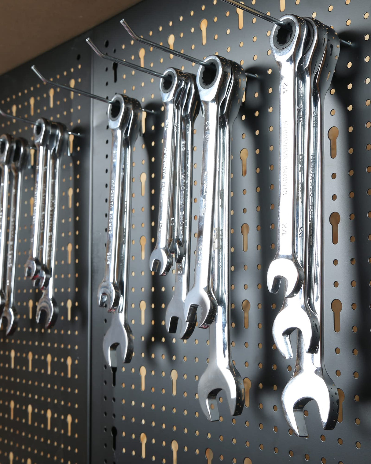 Prostormer 47.25 inch Workbench, Heavy-Duty Multipurpose Garage Worktable with Pegboard Shelves and Peg Board Hook Kit for Garage, Home, Workshop Storage, DIY Projects Prostormer