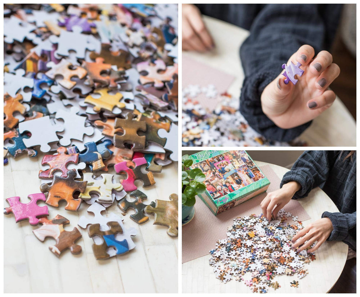 The Golden Girls Collage '80s Puzzle for Adults and Kids | 1000 Piece Jigsaw Puzzle Toy | Fun Interactive Brain Teaser for Family Game Night | 28 x 20 Inches Toynk