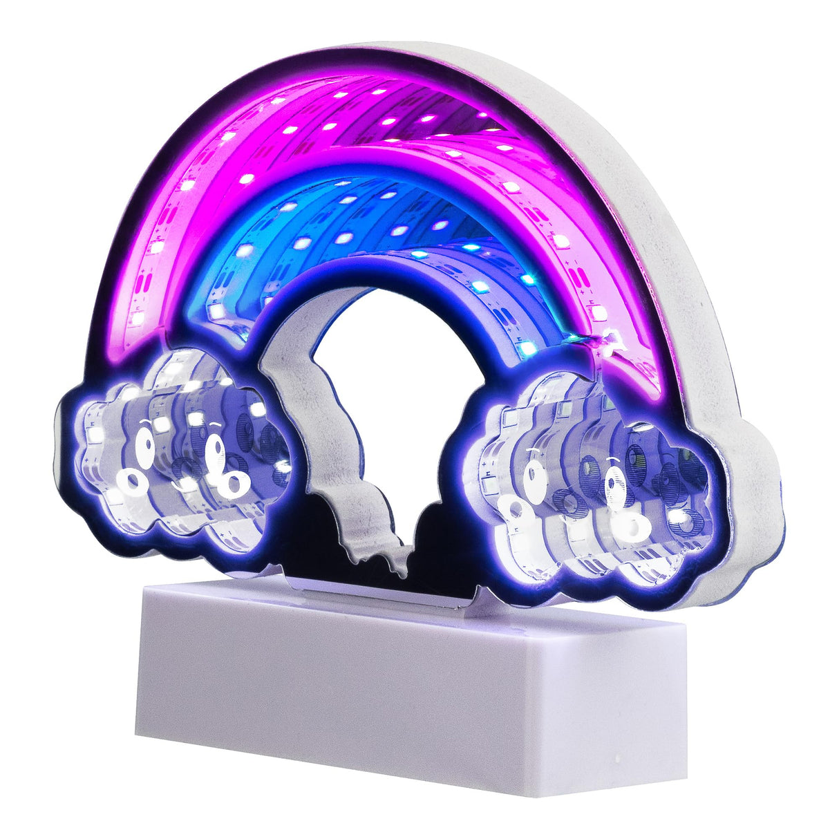 Northlight LED Lighted 3D Rainbow Infinity Mirror - 7.25" Northlight