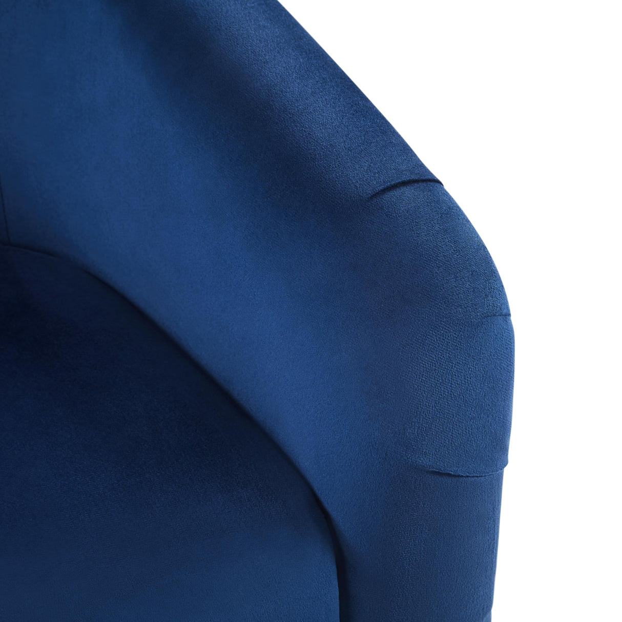 Yaheetech Velvet Club Chair, Modern Tufted Accent Chair with Armrest, Upholstered Barrel Chair with Solid Legs for Living Room/Bedroom/Study/Waiting Room, Navy Blue Yaheetech