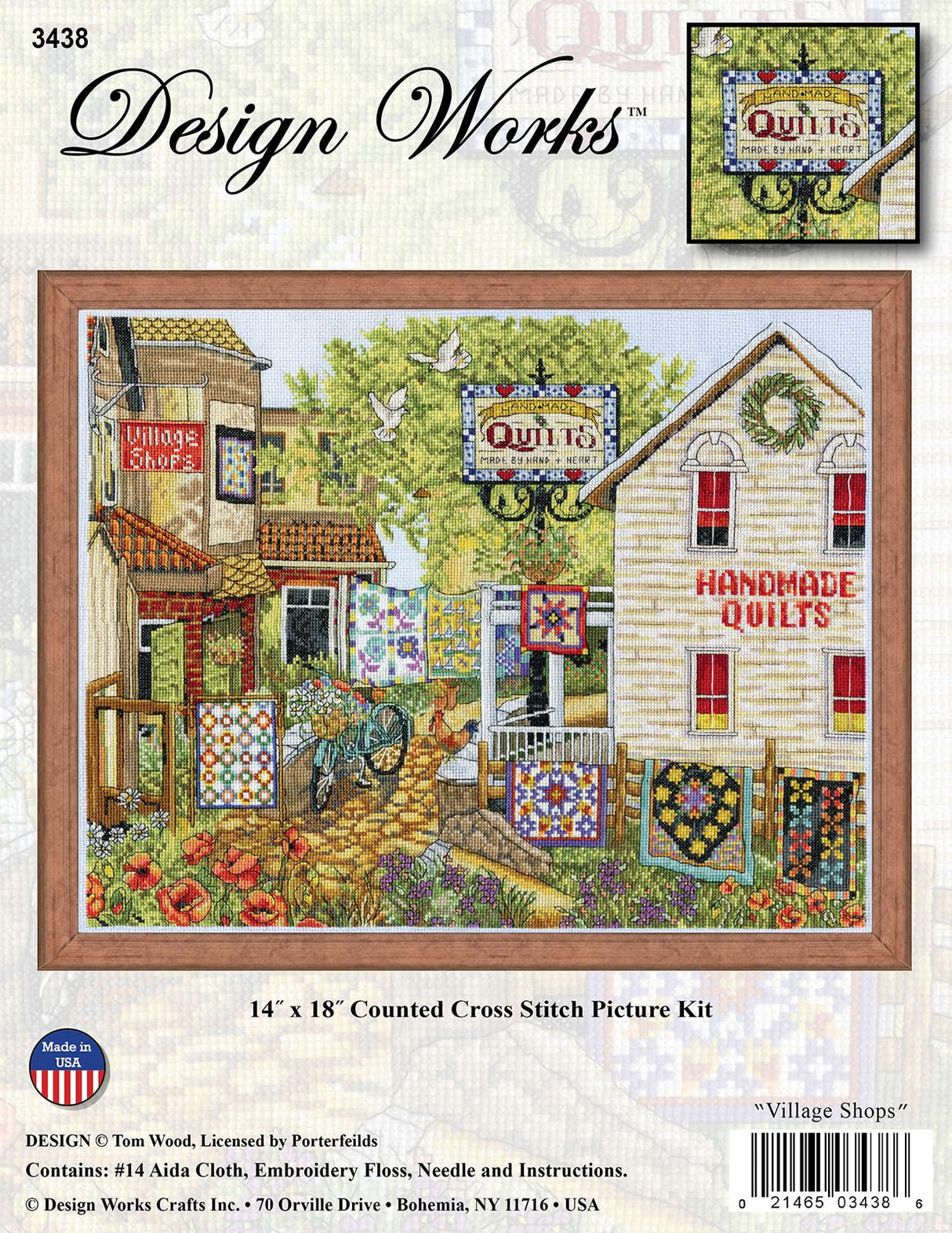 Design Works Crafts Inc. Village Shops Counted Cross Stitch Kit DesignWorks Ink