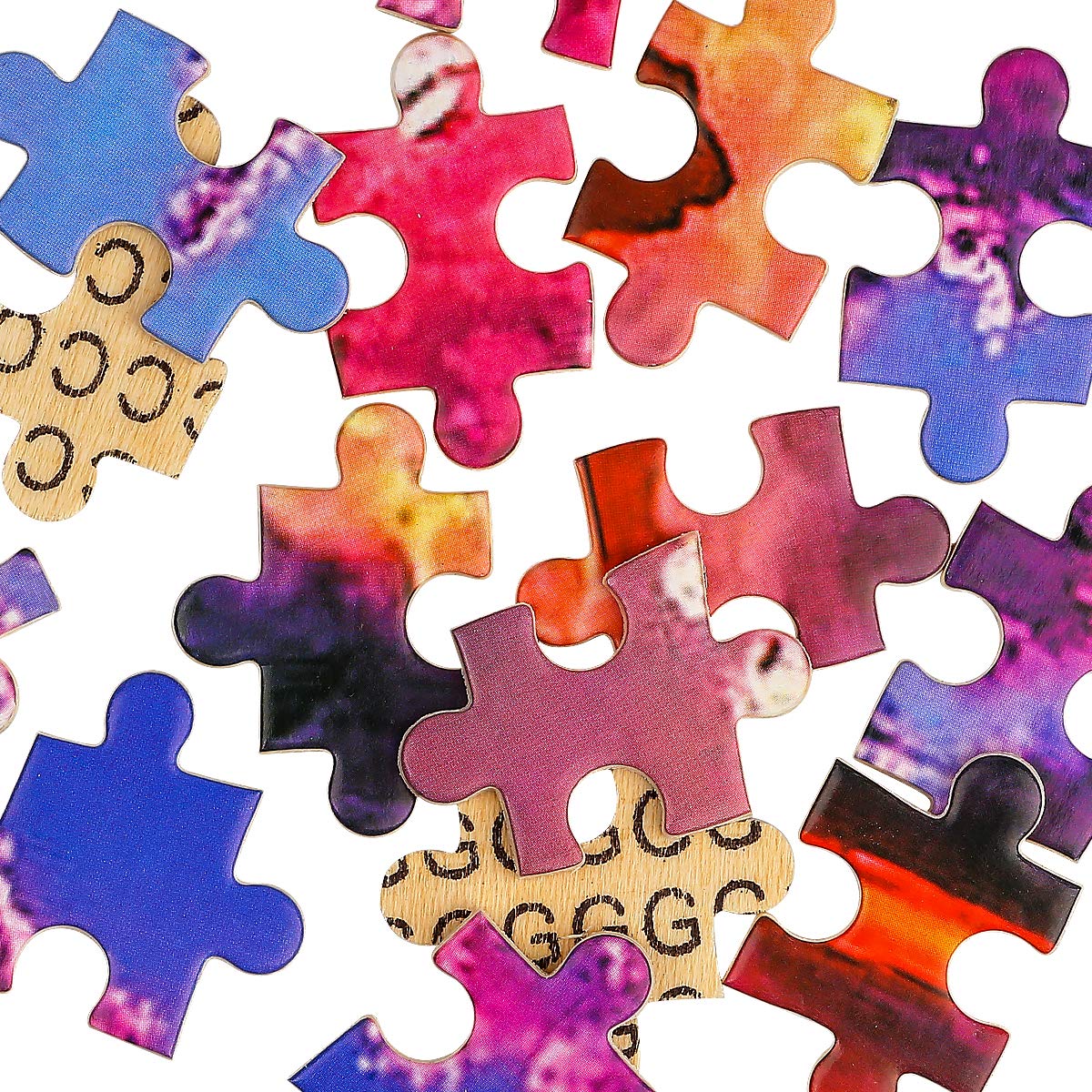 Ingooood- Jigsaw Puzzle 1000 Pieces for Adult- Fantasy Series- Cherry Blossom on Lava_IG-1266 Entertainment Wooden Puzzles Toys Ingooood