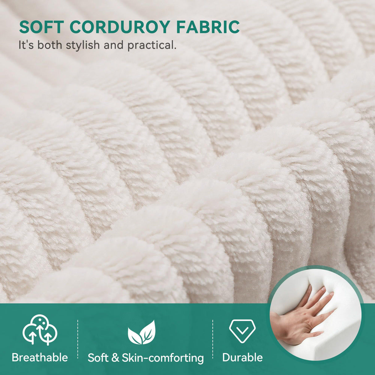 DWVO 108" Modular Sectional Couch with L-Shape Chaise, Modern Cloud Sectional Sofa with Deep Seat, Upholstered Couches for Living Room Bedroom, No Assembly Required, Beige DWVO