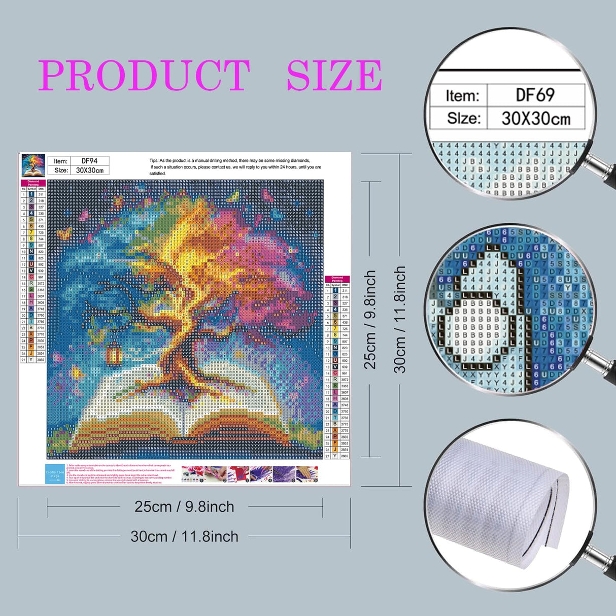 Tree of Life Diamond Art Kits for Adults,Full Drill Round 5D DIY Diamond Painting for Beginner,Tree Paint by Diamonds Easy Diamond Dot Gem Arts Crafts for Home Decor Gift 11.8x11.8 Inches DIYDECORFUN