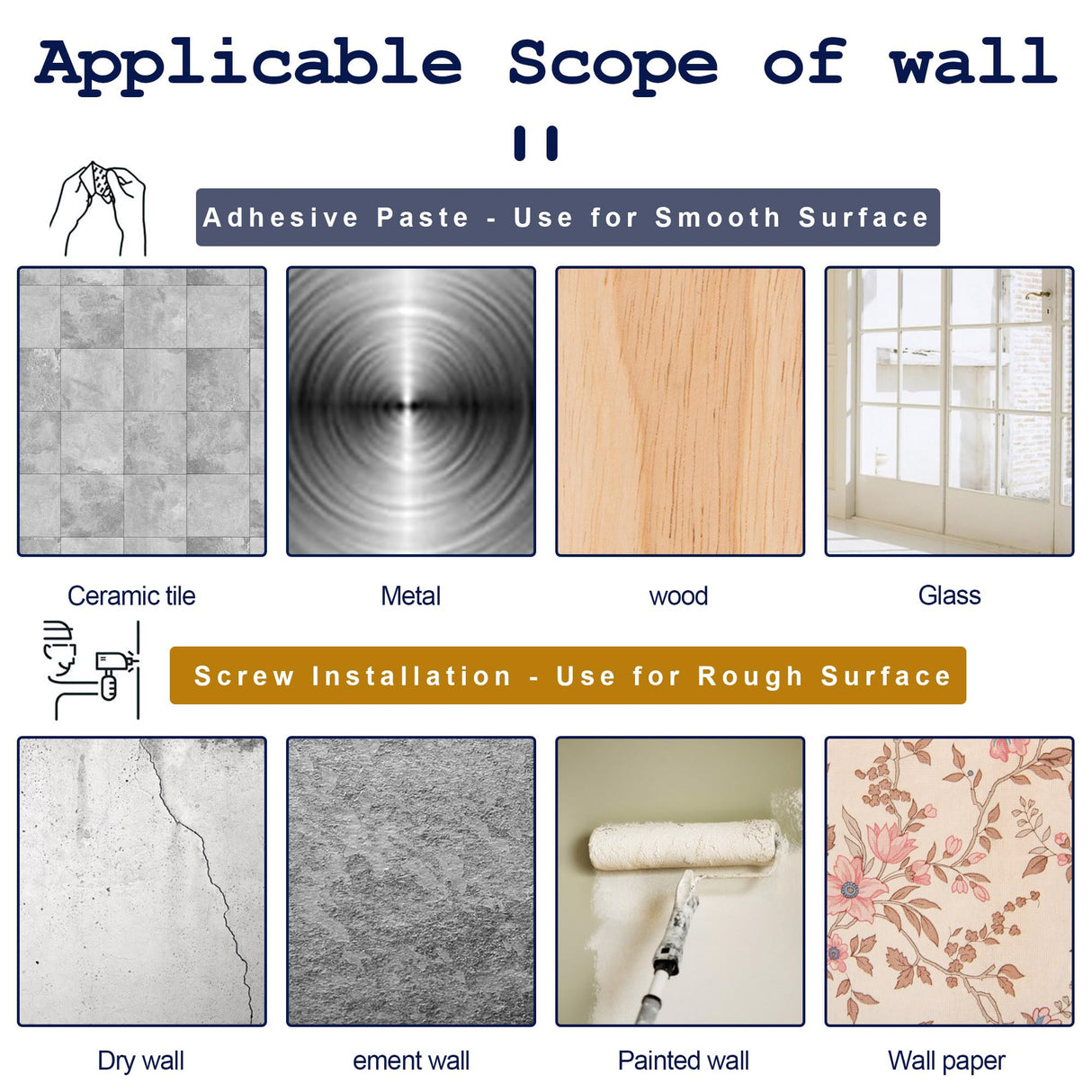 8PCS No Drill Curtain Rod Brackets No Drilling Self Adhesive Curtain Rod Holder Hooks Nail Free Adjustable Curtain Rod Hooks Curtain Hangers for Bathroom Kitchen Home Bathroom and Hotel (Transparent) Codoule