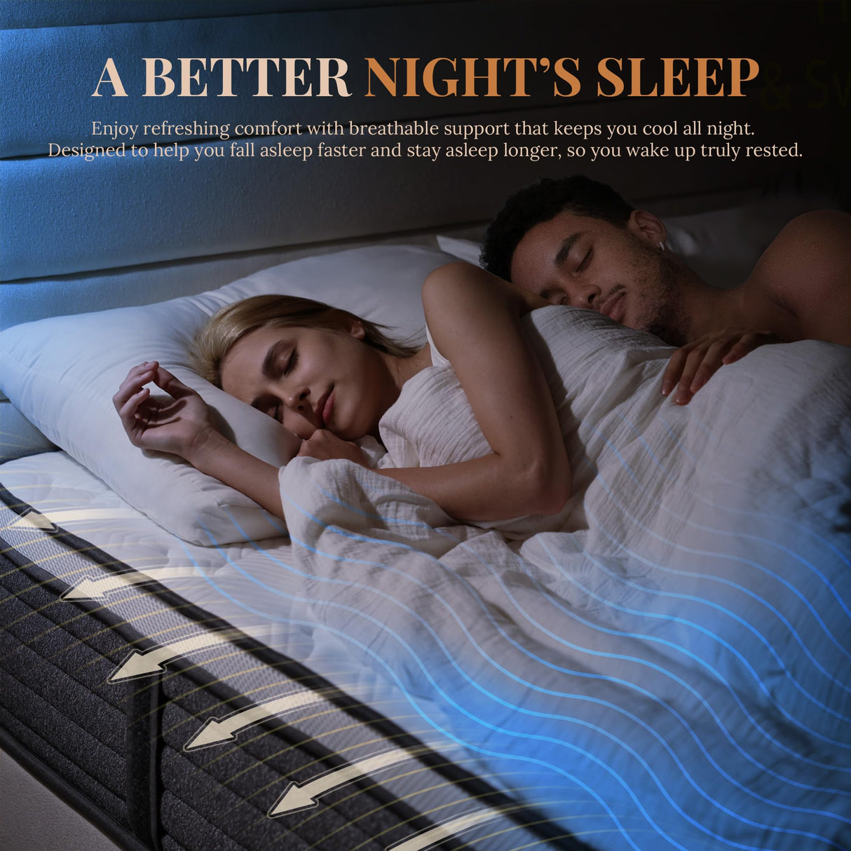 CH CHARME HOUSE Twin XL Mattress, 14 Inch Twin XL Size Hybrid Mattress in a Box, Medium Feel Foam and Individual Pocket Springs, Extra Edge Support, Pressure Relief, CertiPUR-US CH CHARME HOUSE