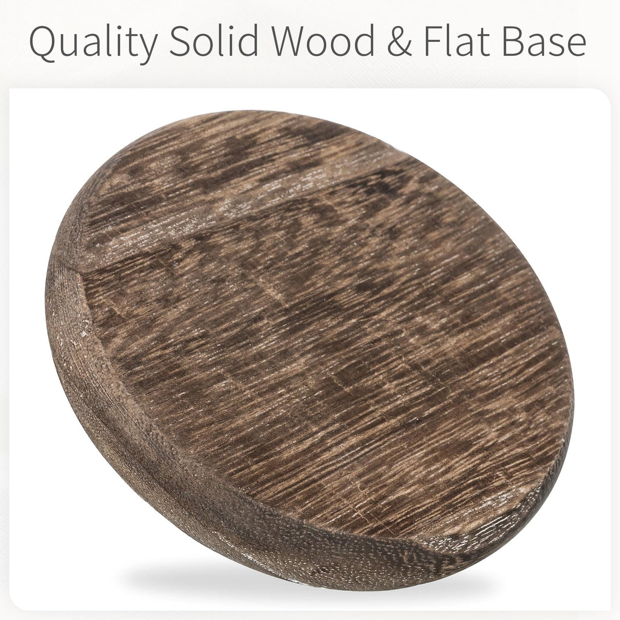 Wood Candle Holders Candle Plate: 2 Pcs Wooden Candle Plate for Pillar Candles Farmhouse Candle Tray Candle Holder Set Small Rustic Candle Holder Plate Stand Dish for Event Home Inweder