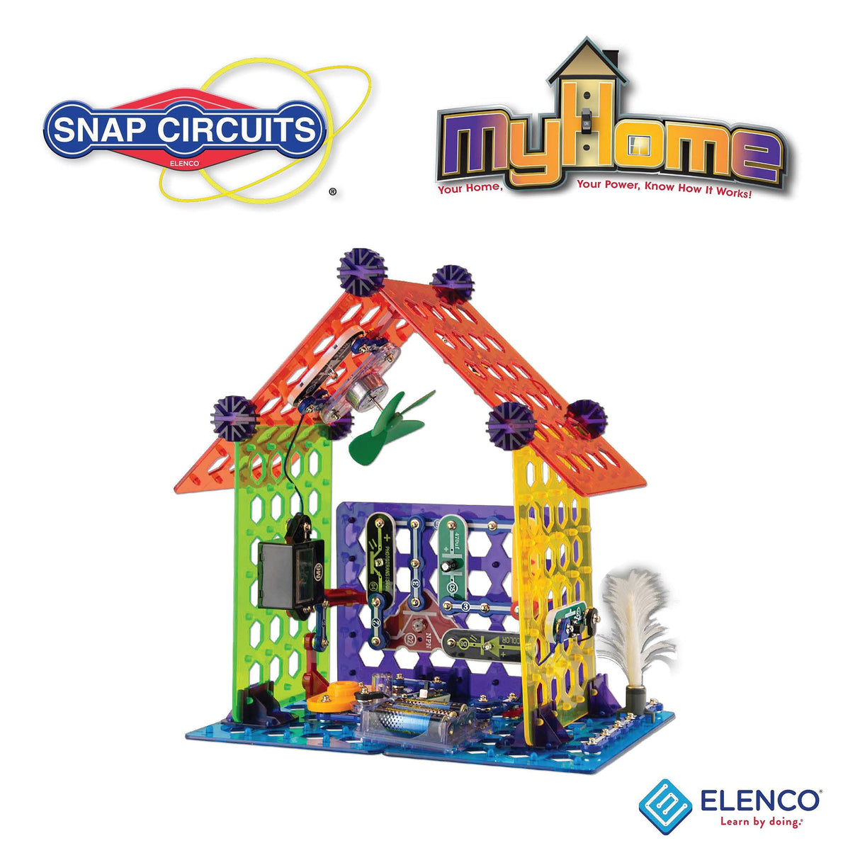 Snap Circuits Elenco My Home Electronics Building Kit for Kids Ages 8 and Up Snap Circuits