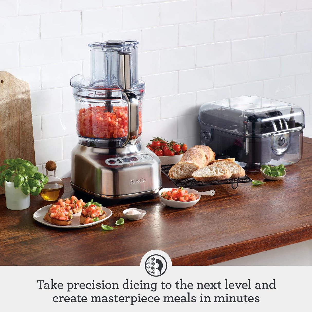 Breville Paradice 16 Cup Food Processor, Brushed Stainless Steel, BFP 838 Breville