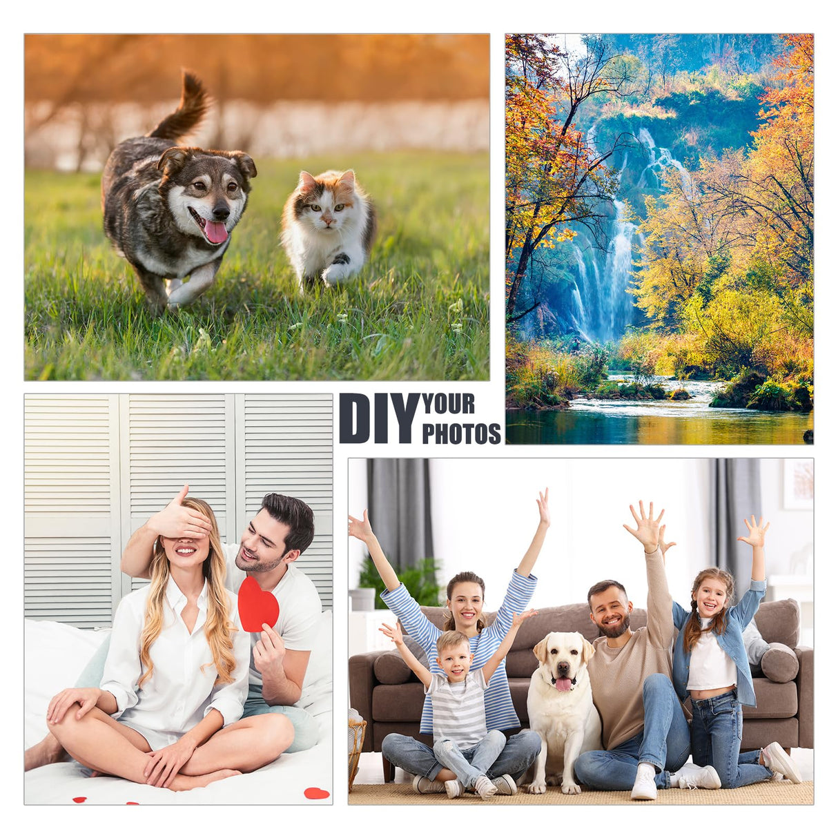 GGSTDDUP 30 PCS Metal Sublimation Photo Blank, 8 x 10 Inch Aluminum Photo Sign Sublimation Poster Art Aluminum Plate for DIY Crafting Gifts (8x10 Inch) GGSTDDUP