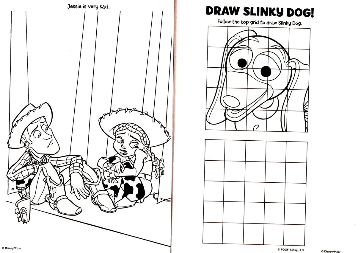 Pixar Disney Toy Story - Gigantic Coloring & Activity Book - 120 Pages Disney