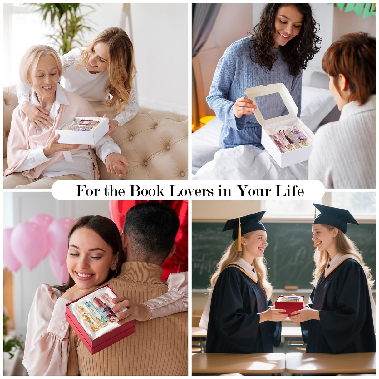 LET'S RESIN 12pcs Bookmark Bezels for Resin with Tassels, UV Resin Molds for DIY Bookmarks(6 Flowers and 6 Blank Frames), Metal Bookmark Bezels Bulk for Craft Supplies, Birthday Gifts, Custom LET'S RESIN