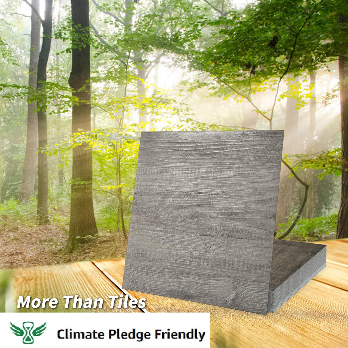 Art3d Peel and Stick Vinyl Floor Tiles 30-Pack 12 x 12 inch, Self Adhesive Waterproof Flooring Wood Planks for Kitchen, Dining Room, Bedrooms, Cover 30 Sq. Ft, Taupe Ash Art3d