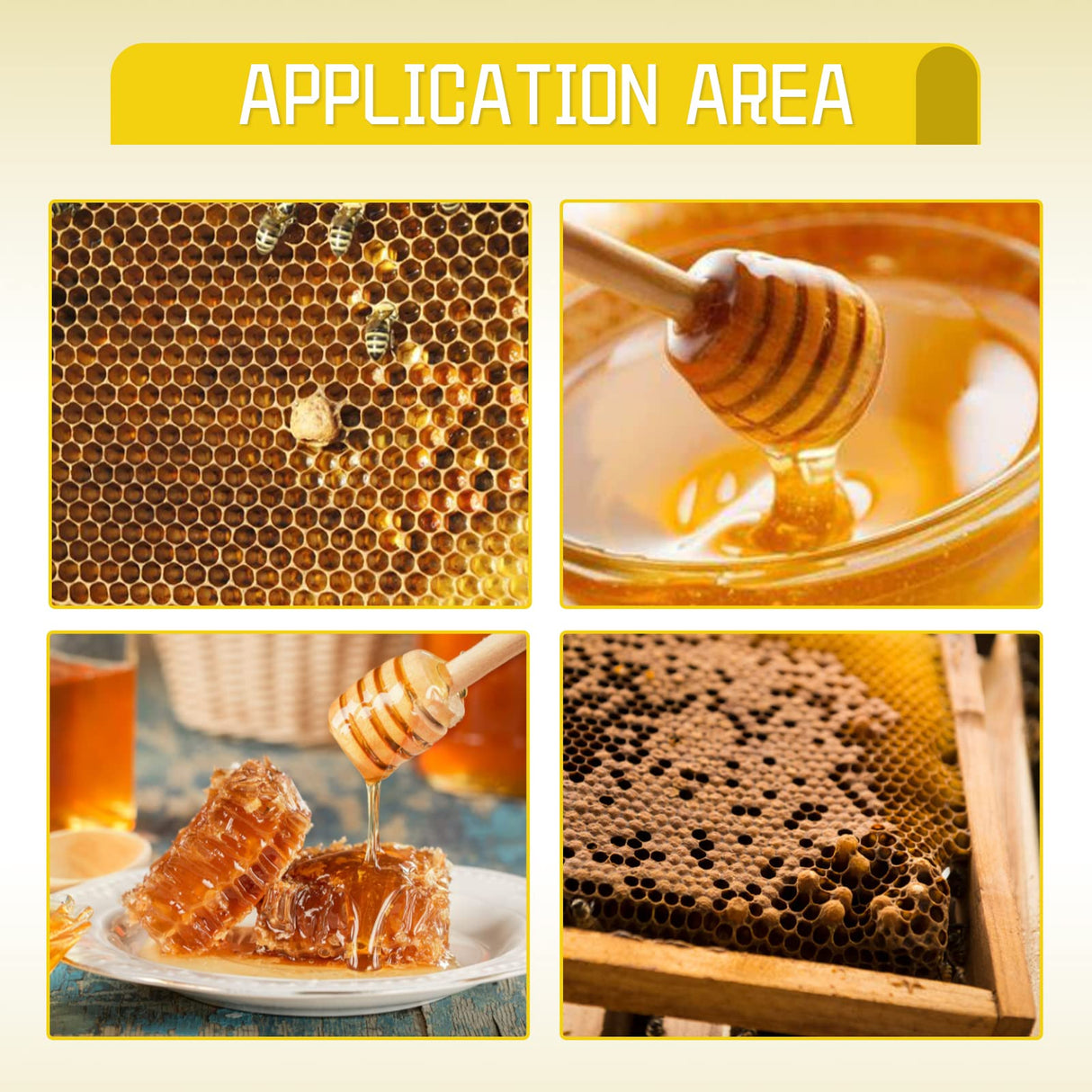 Vkinman 30pcs Beeswax Sheets Beehive Wax Foundation Sheets Natural Beeswax Honeycomb Sheets for Beekeeping Candle Making Vkinman