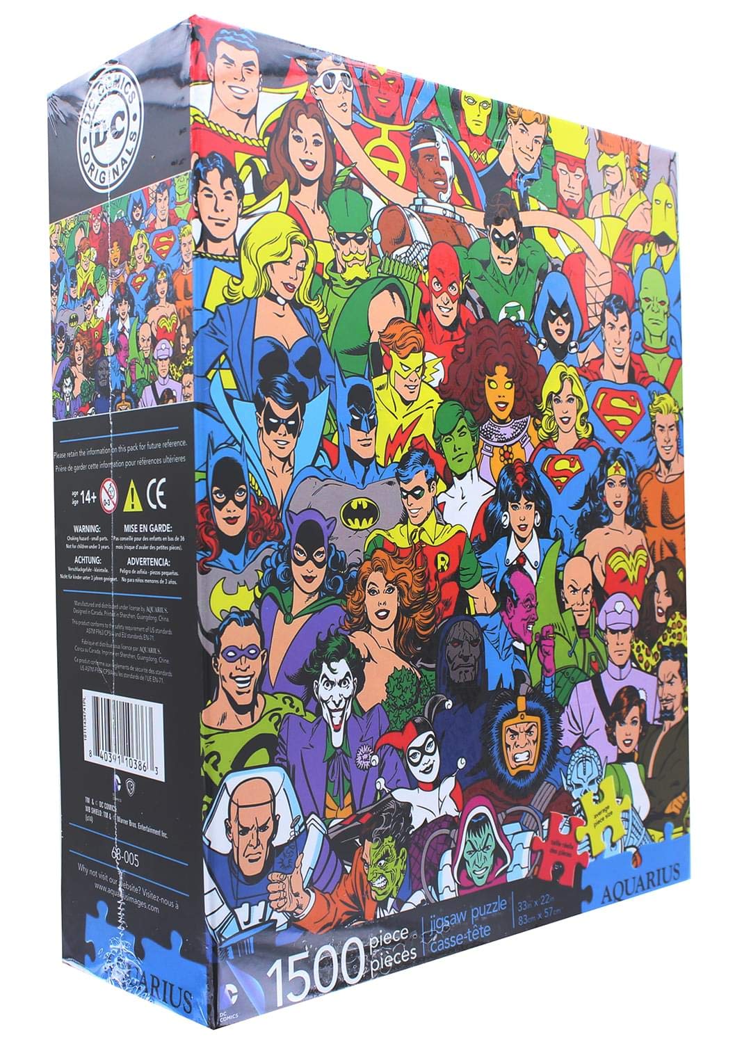 Aquarius DC Comics Retro Universe Jigsaw Puzzle (1500-Piece) AQUARIUS
