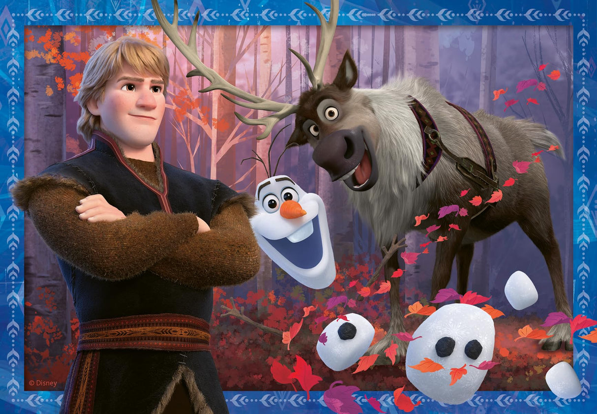 Ravensburger Disney Frozen 2 Adventure Jigsaw Puzzle Set for Kids | 2 x 24 Unique Piece Puzzles | Precision-Cut Ideal Brain Game for Toddlers and Kids Ravensburger